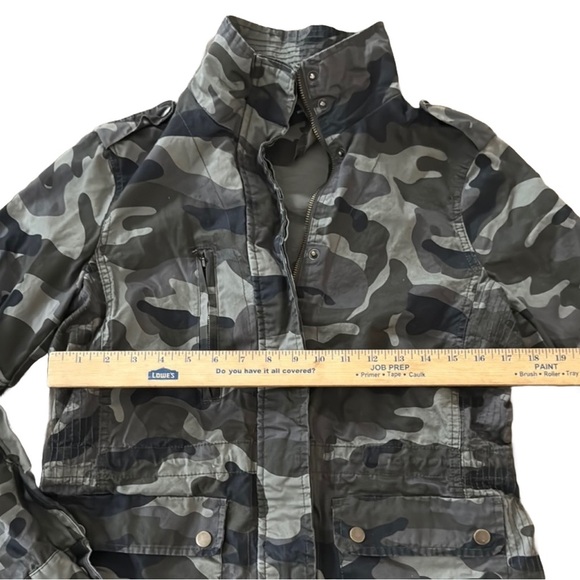 Love Tree Green Utility Jacket with High Collar - Picture 4 of 5